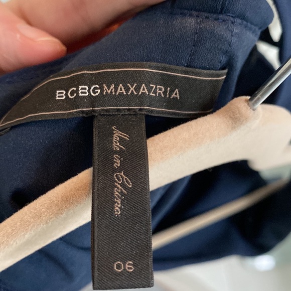 BCBG navy blue gown - Picture 5 of 5